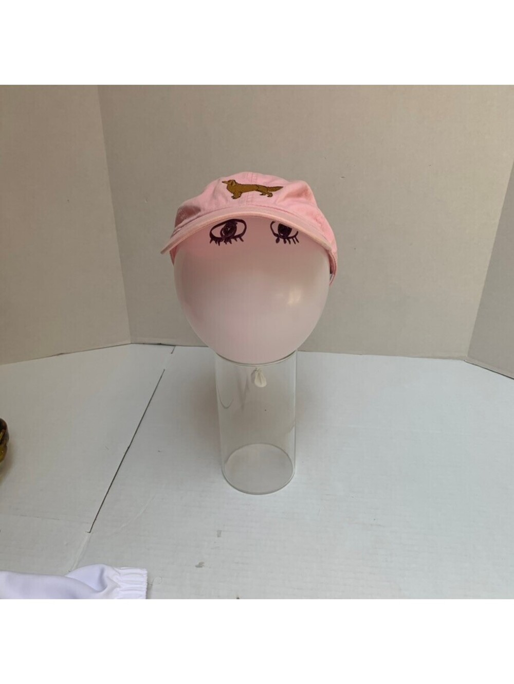 Golden Retriever Pink Baseball Cap Hat
